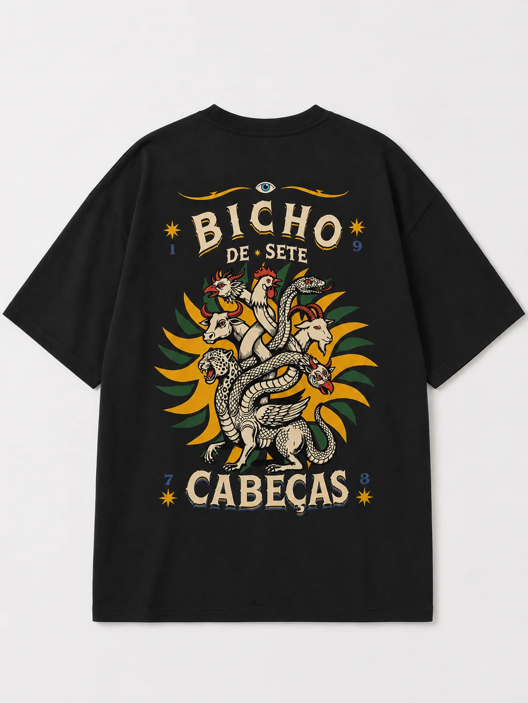 Camiseta Bicho de 7 Cabeças — Costas